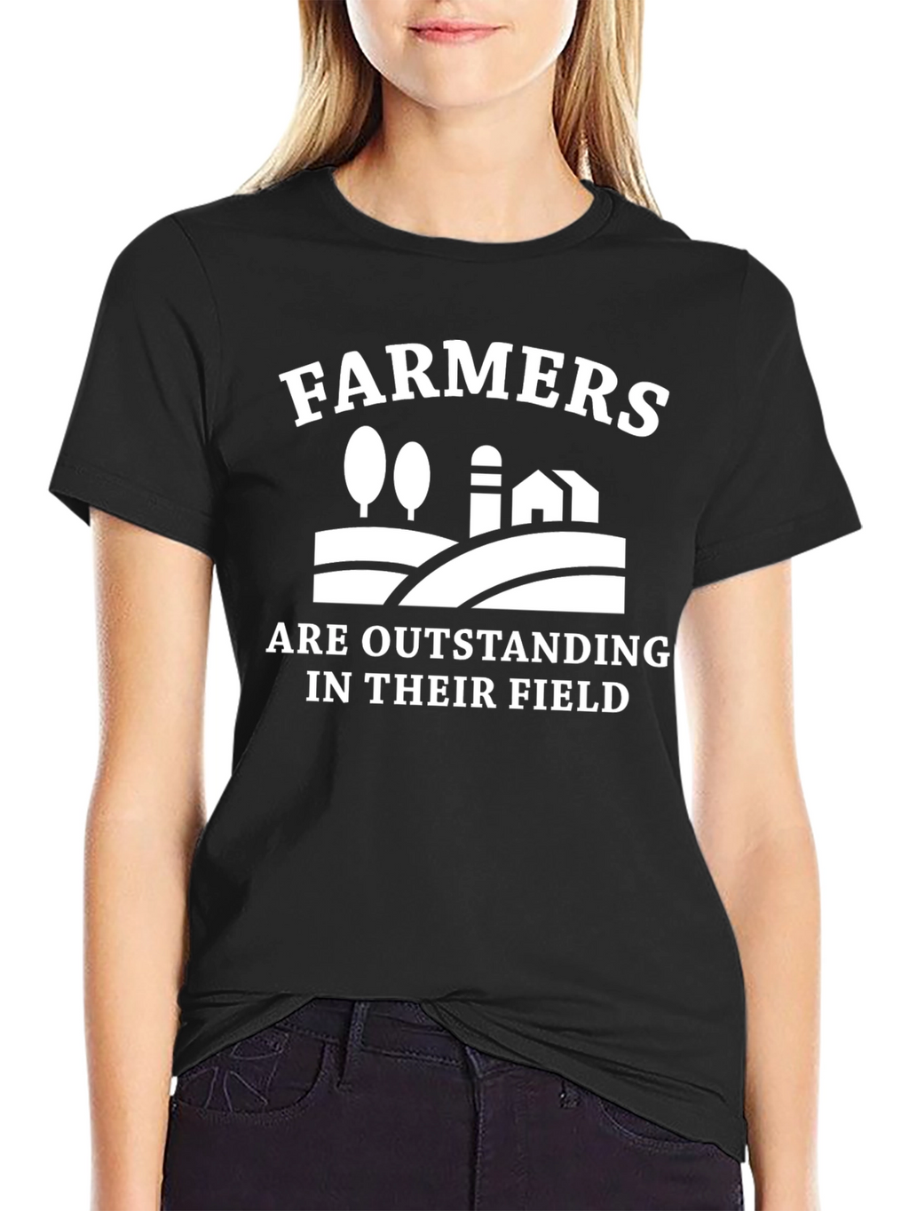 Farmers Outstanding in Their Field Graphic Tee