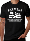 Farmers Outstanding in Their Field Graphic Tee