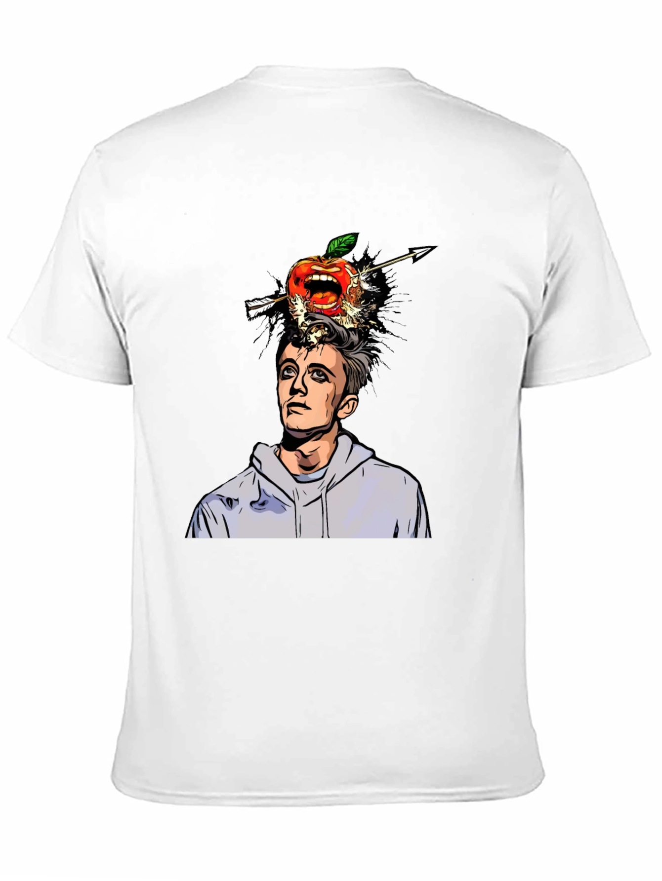 Arrow Through Apple Head Graphic Tee