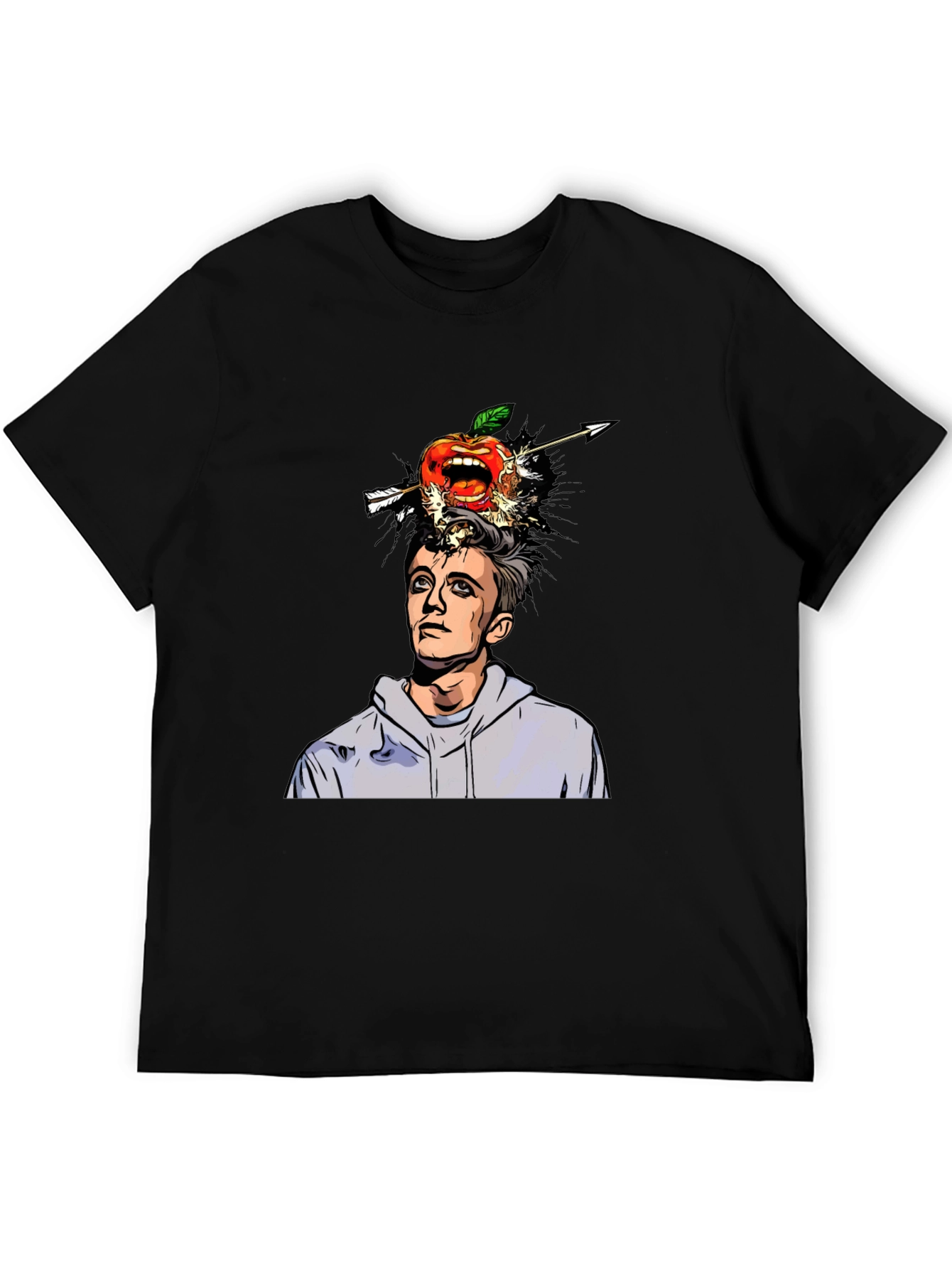 Arrow Through Apple Head Graphic Tee
