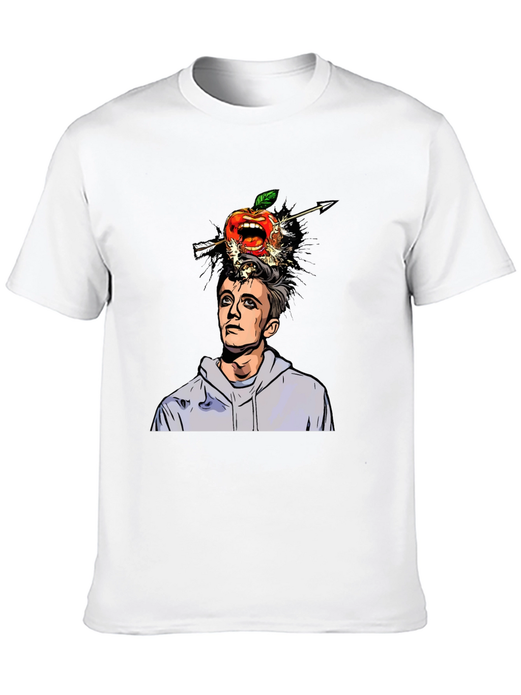 Arrow Through Apple Head Graphic Tee