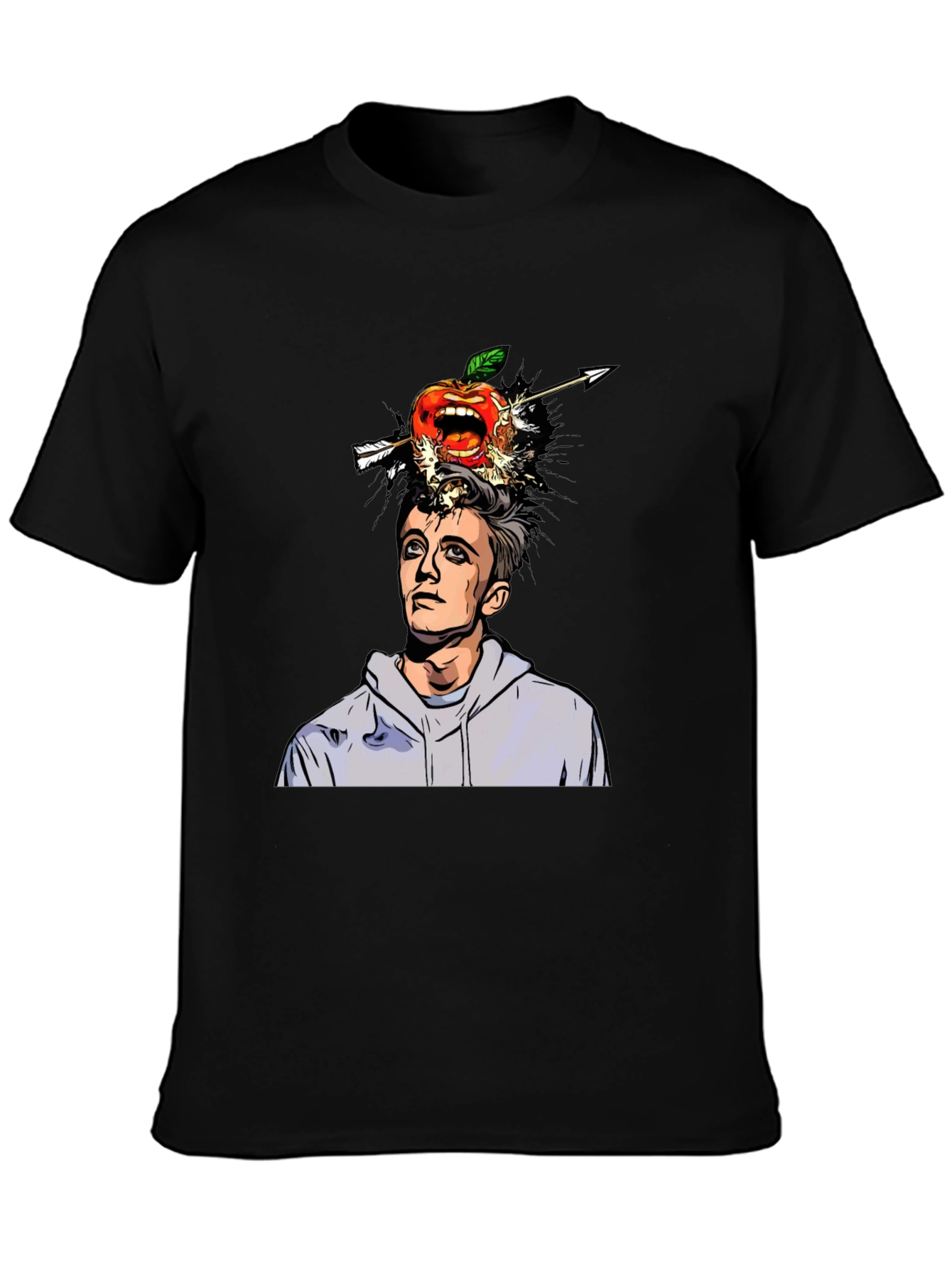 Arrow Through Apple Head Graphic Tee
