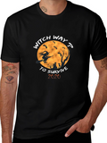 Witch Way To Survive 2020 Black T-Shirt