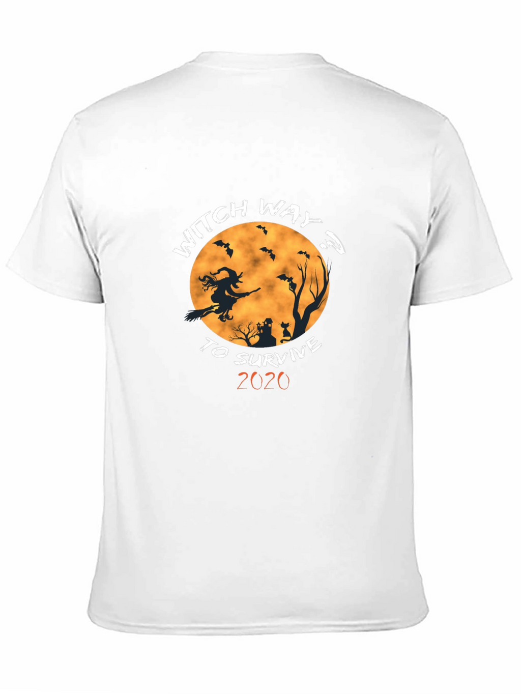 Witch Way To Survive 2020 Black T-Shirt