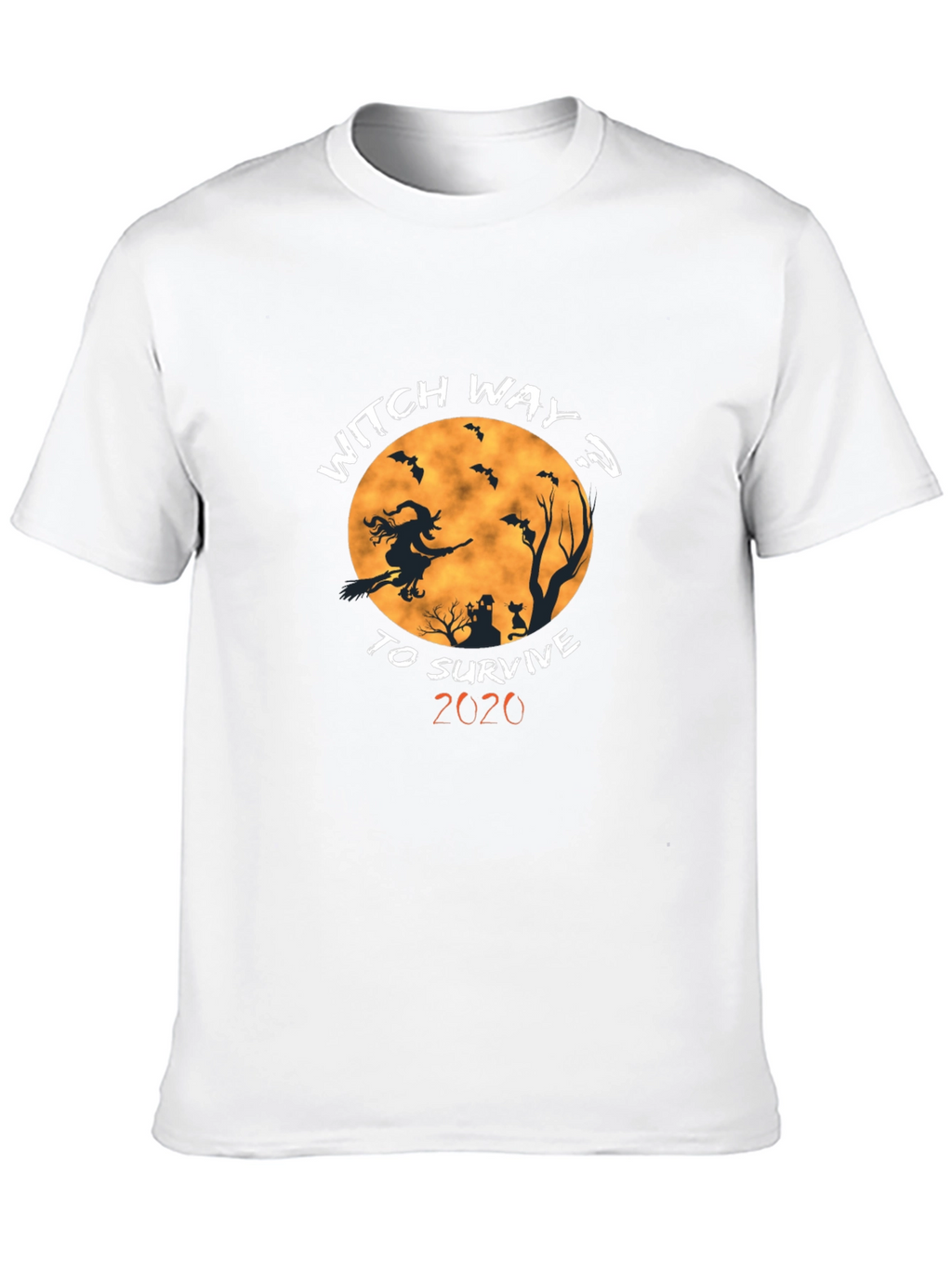 Witch Way To Survive 2020 Black T-Shirt