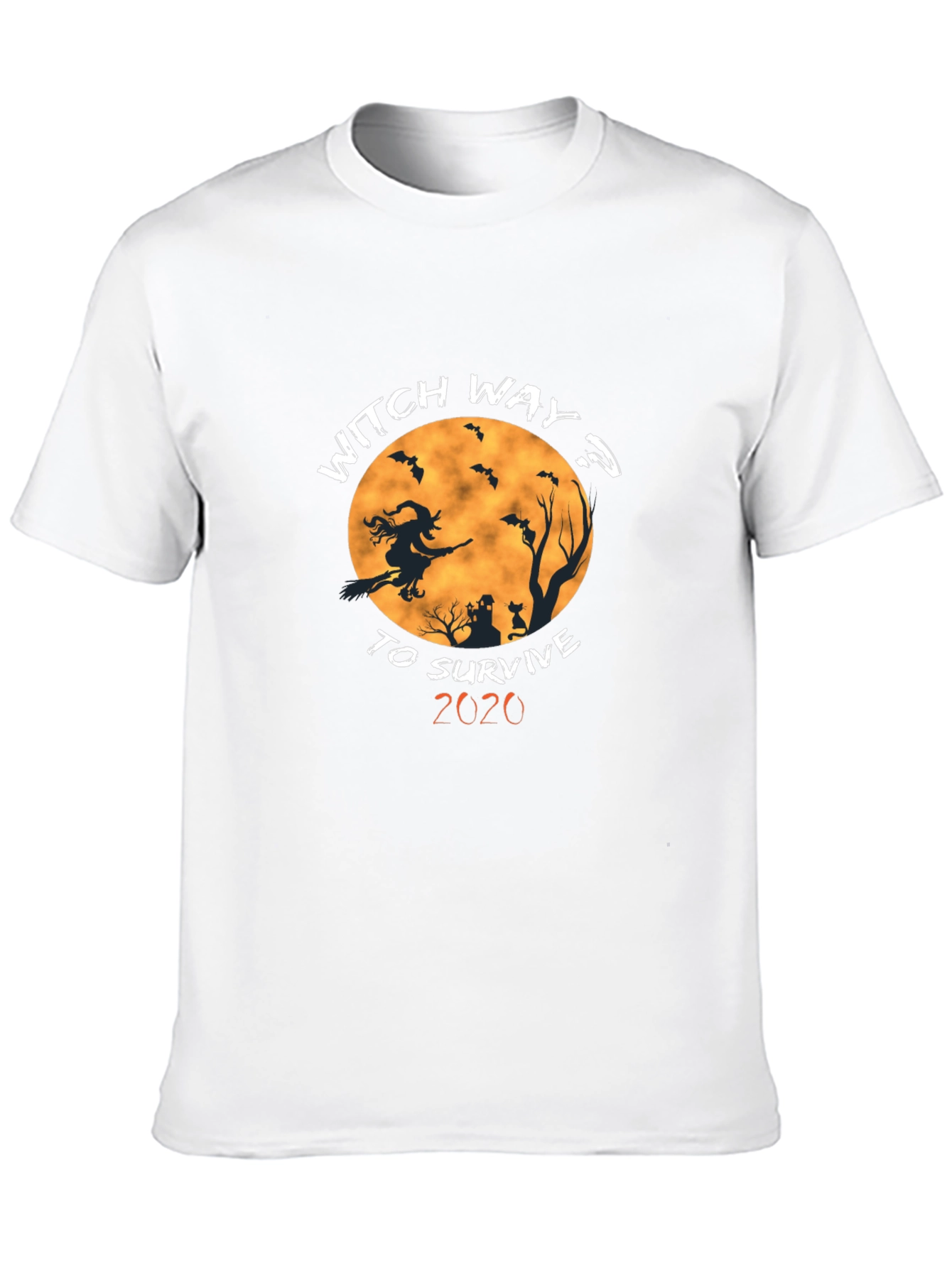 Witch Way To Survive 2020 Black T-Shirt