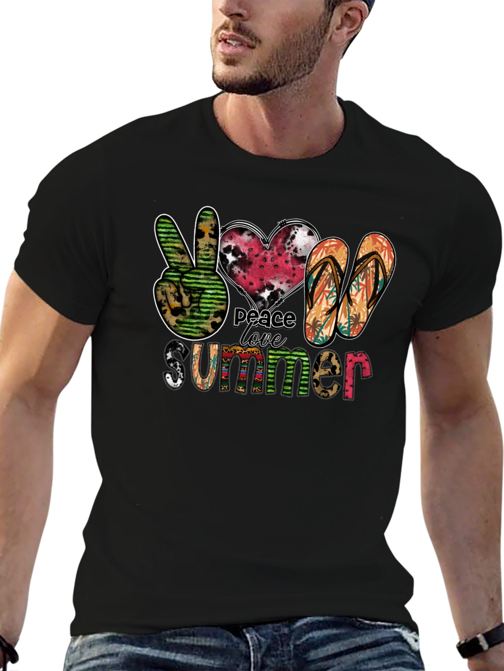 Peace Love Summer Graphic Tee