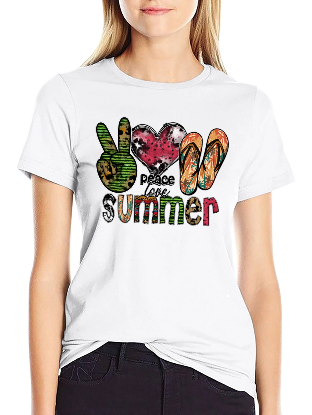 Peace Love Summer Graphic Tee