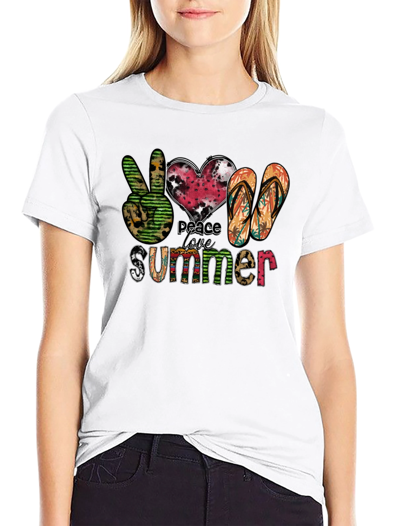 Peace Love Summer Graphic Tee