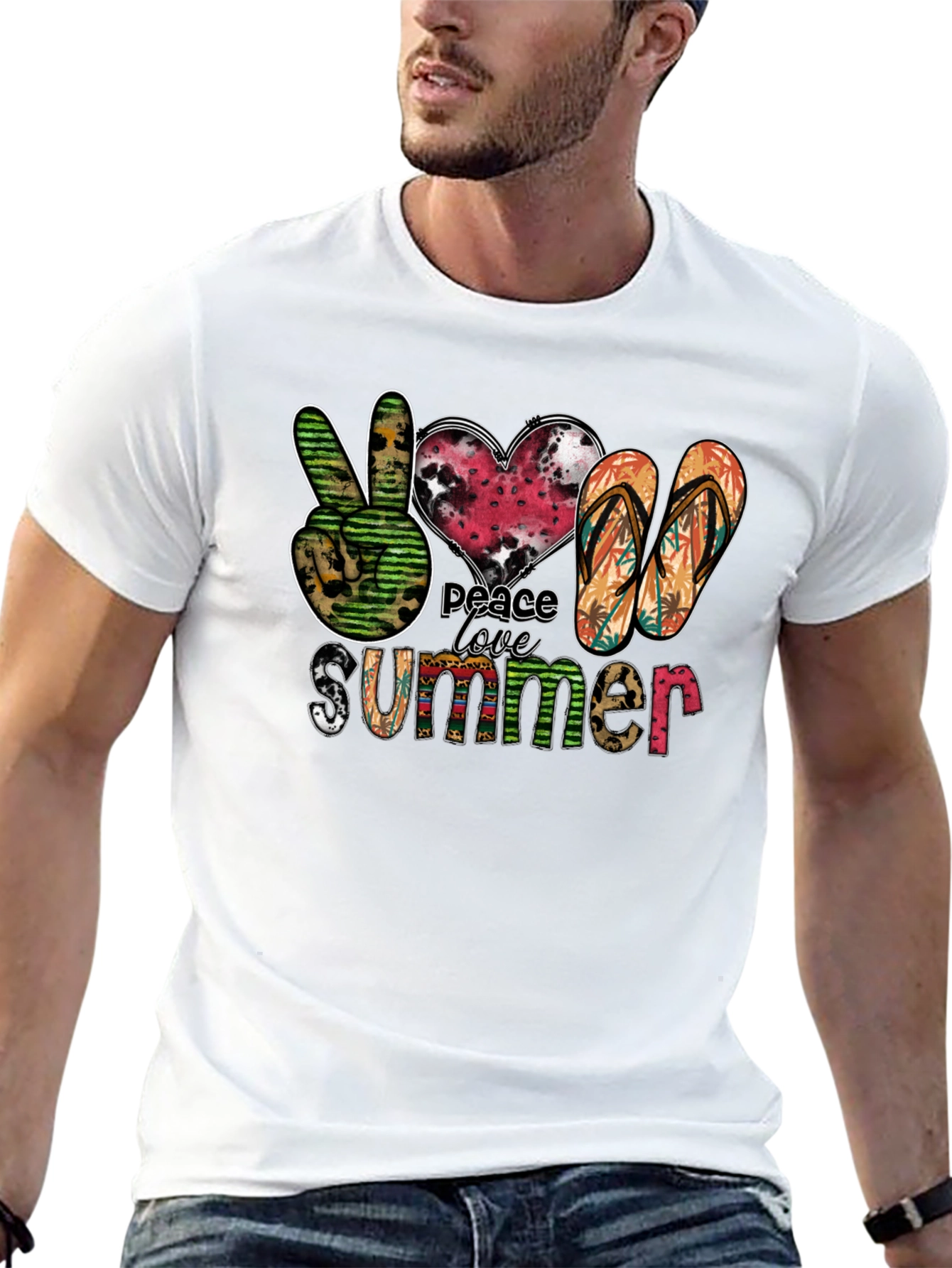 Peace Love Summer Graphic Tee