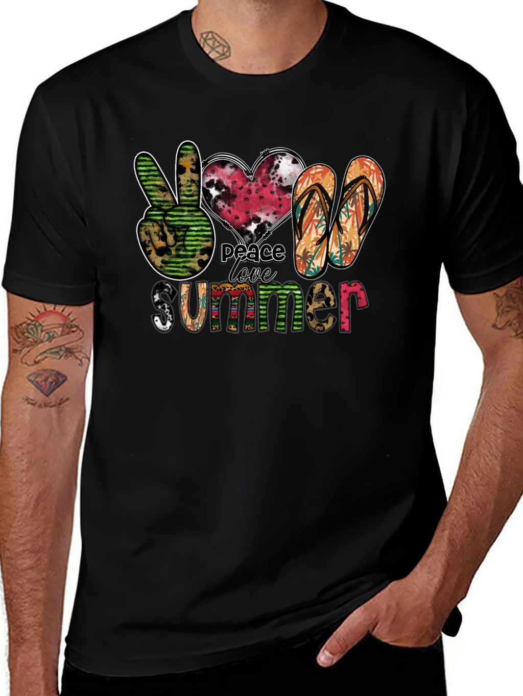 Peace Love Summer Graphic Tee