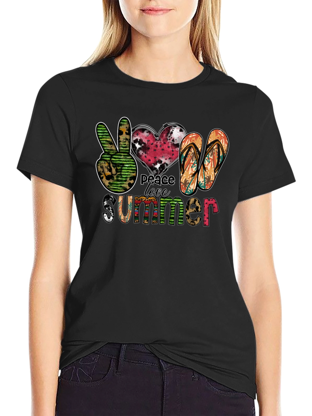 Peace Love Summer Graphic Tee