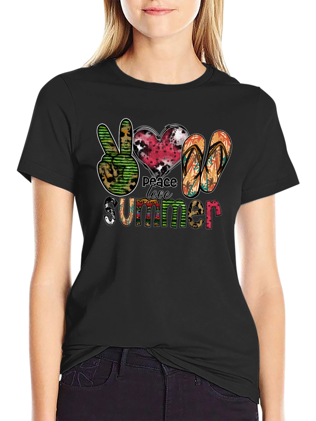 Peace Love Summer Graphic Tee