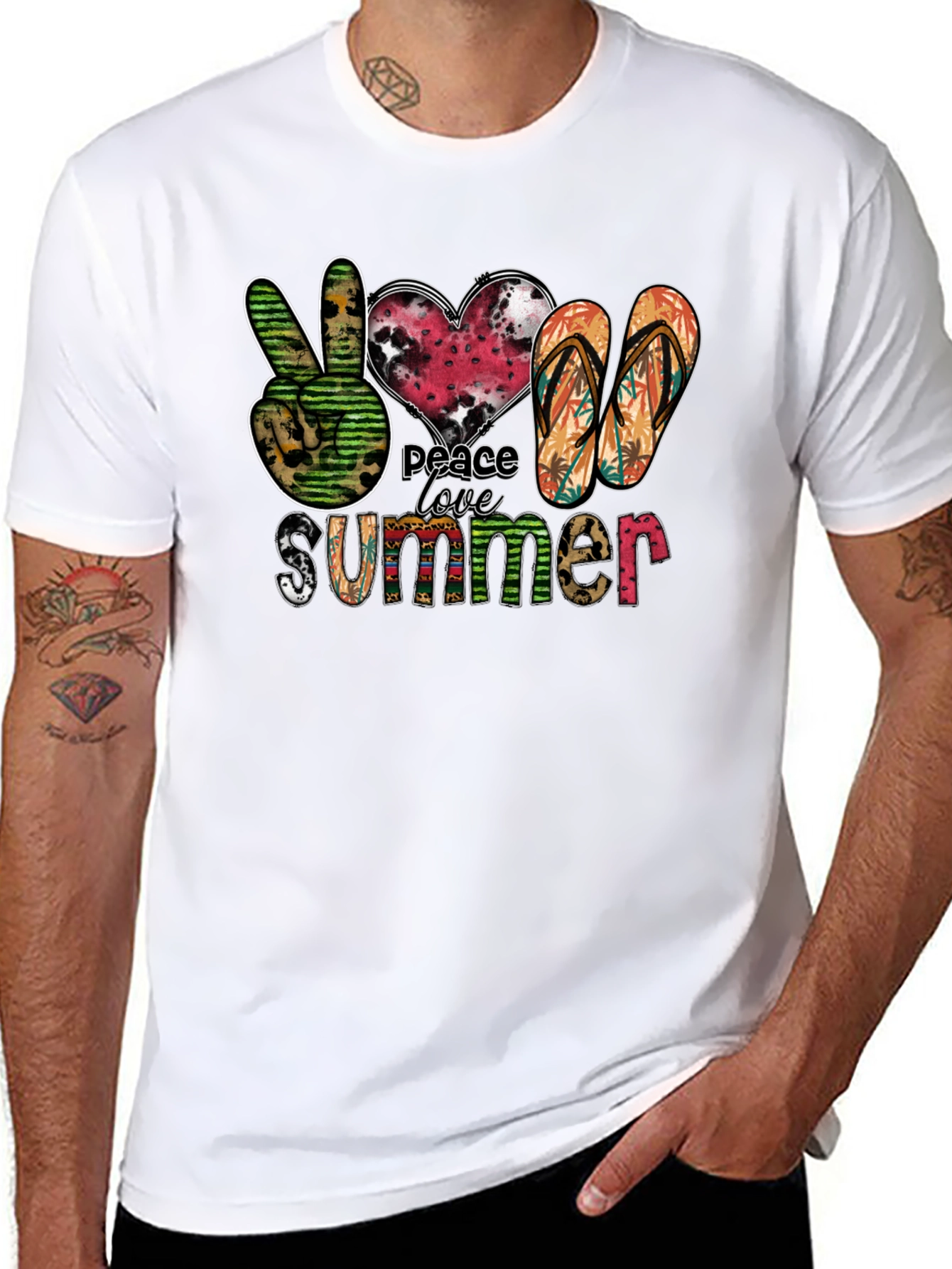 Peace Love Summer Graphic Tee