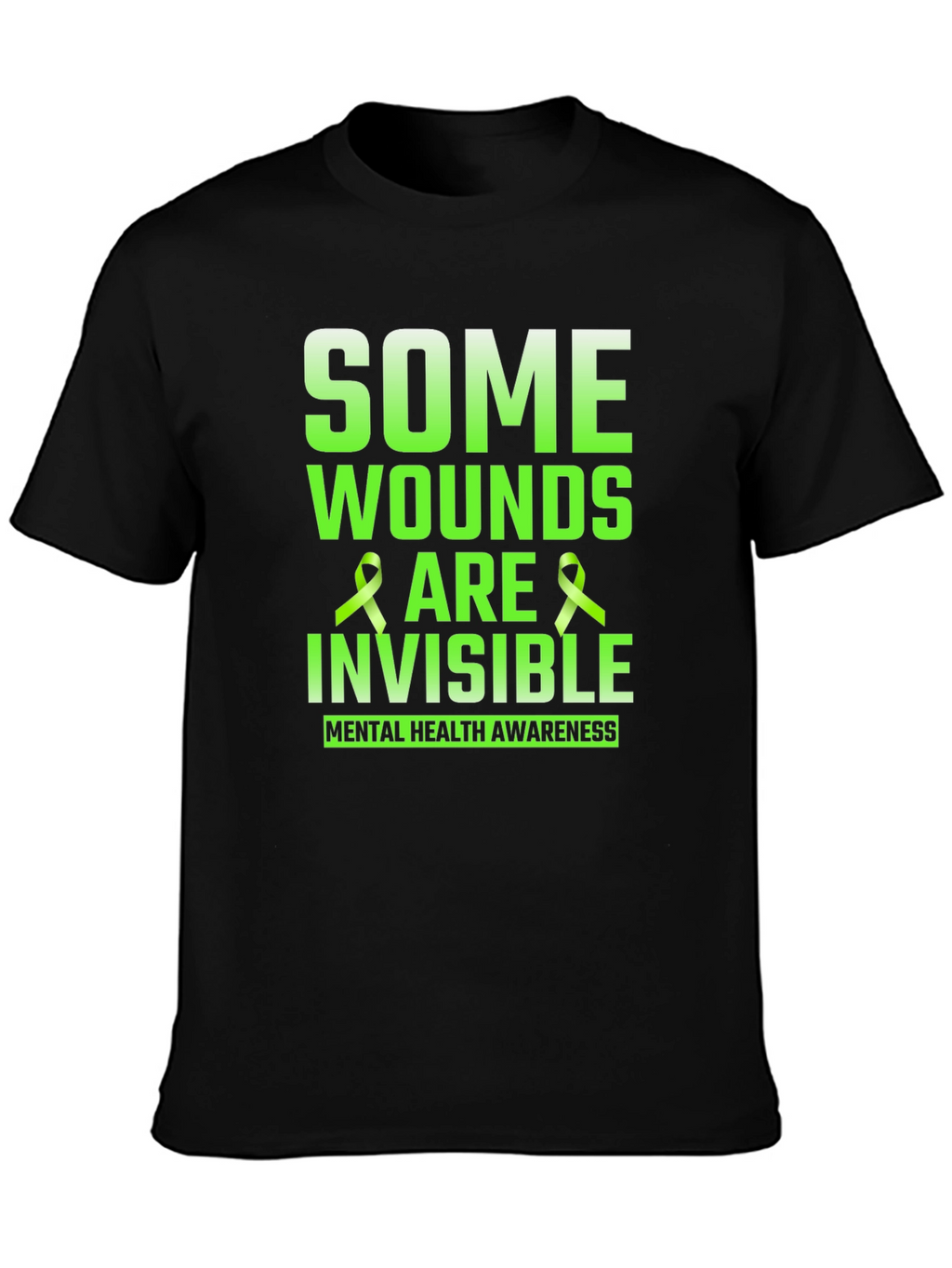 Mental Health Awareness T-Shirt - Some Wounds Are Invisible