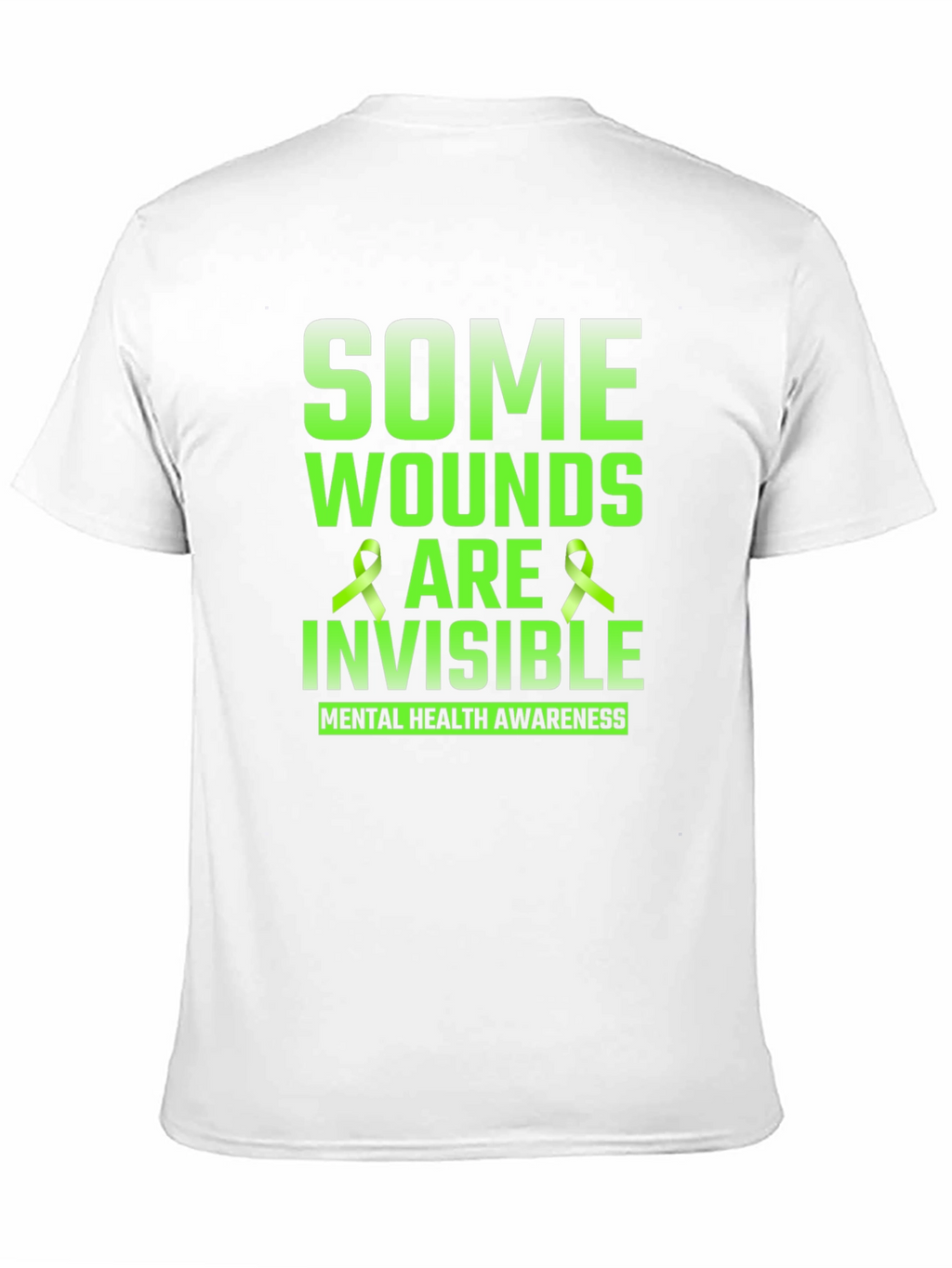 Mental Health Awareness T-Shirt - Some Wounds Are Invisible