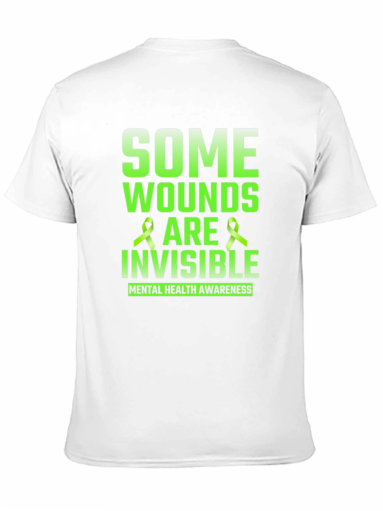 Mental Health Awareness T-Shirt - Some Wounds Are Invisible