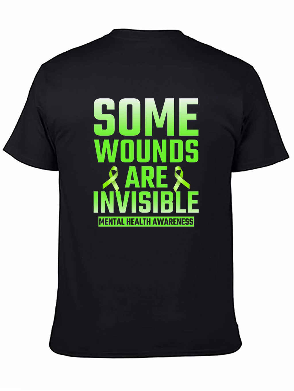 Mental Health Awareness T-Shirt - Some Wounds Are Invisible