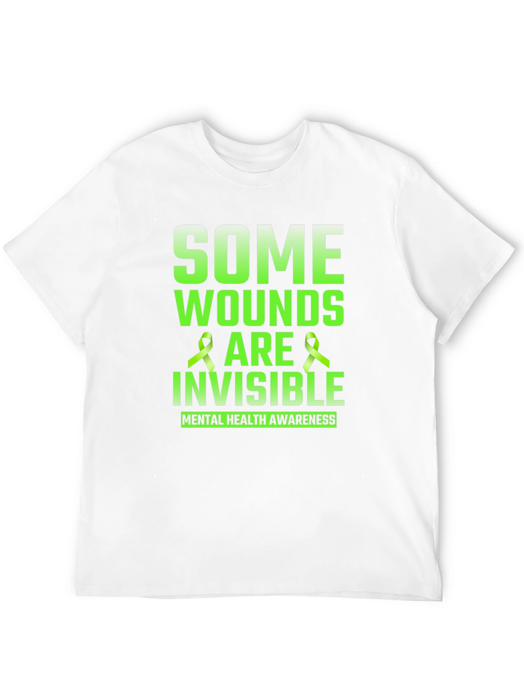 Mental Health Awareness T-Shirt - Some Wounds Are Invisible