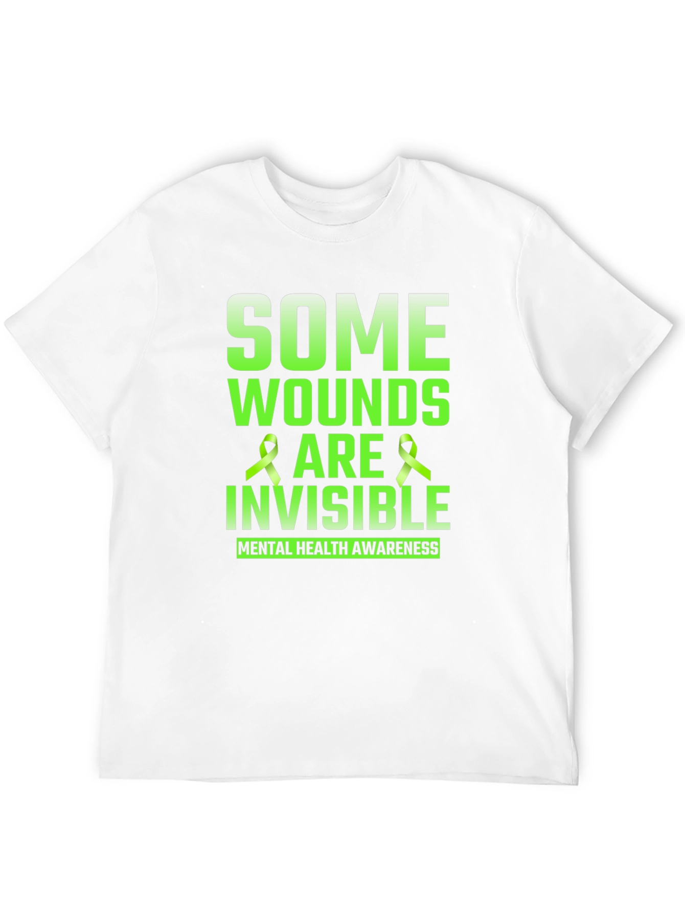 Mental Health Awareness T-Shirt - Some Wounds Are Invisible