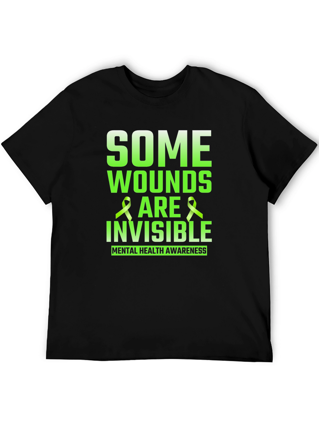 Mental Health Awareness T-Shirt - Some Wounds Are Invisible