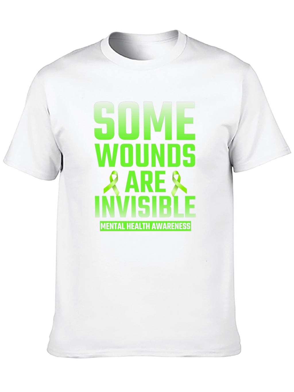 Mental Health Awareness T-Shirt - Some Wounds Are Invisible