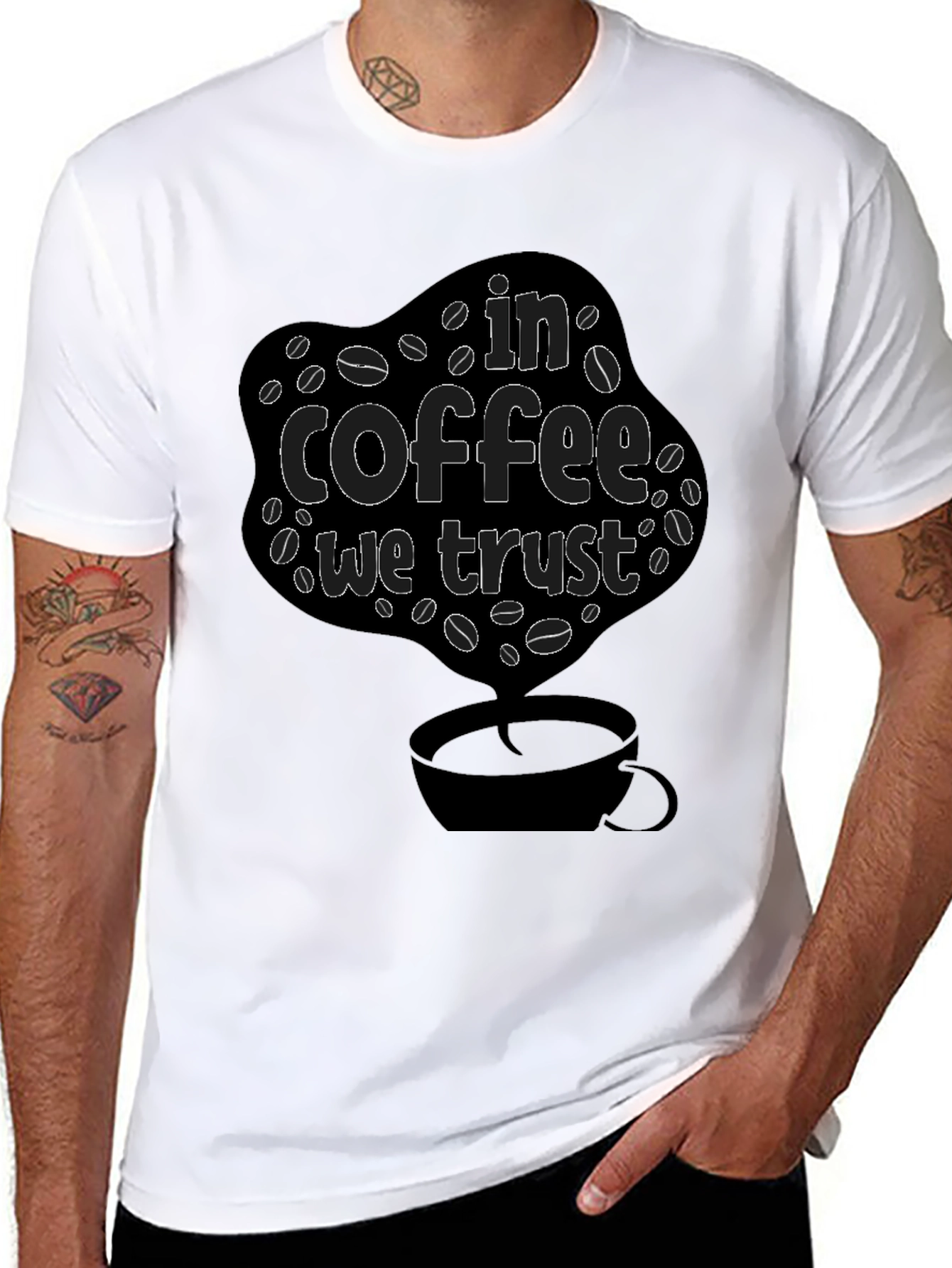 In Coffee We Trust Graphic Tee