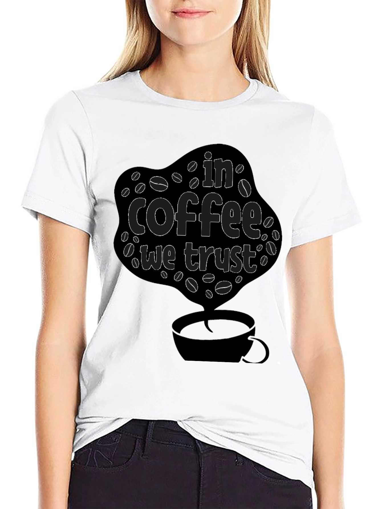 In Coffee We Trust Graphic Tee