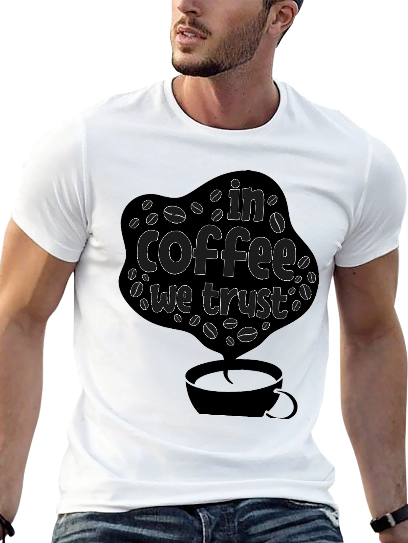 In Coffee We Trust Graphic Tee