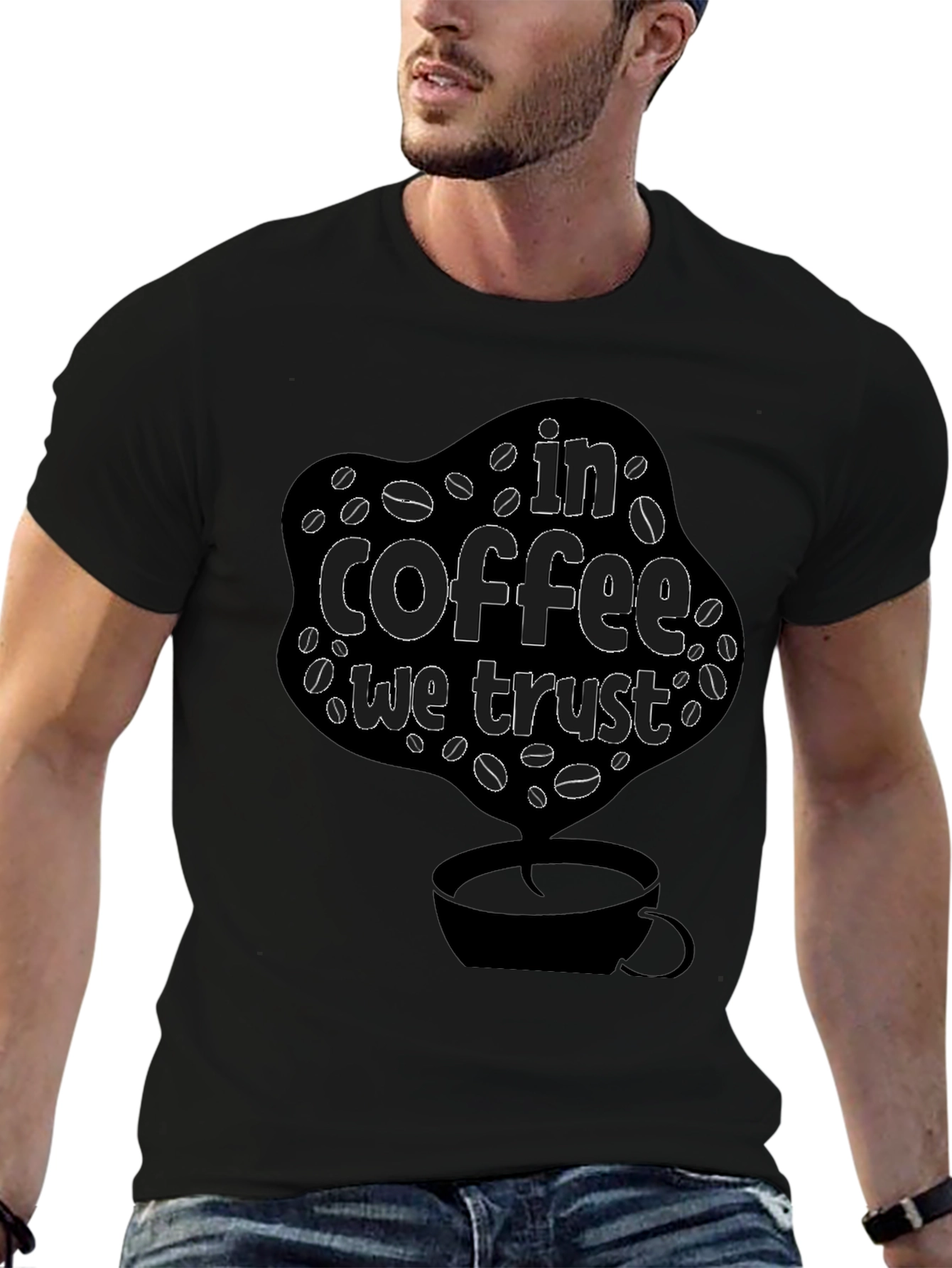 In Coffee We Trust Graphic Tee