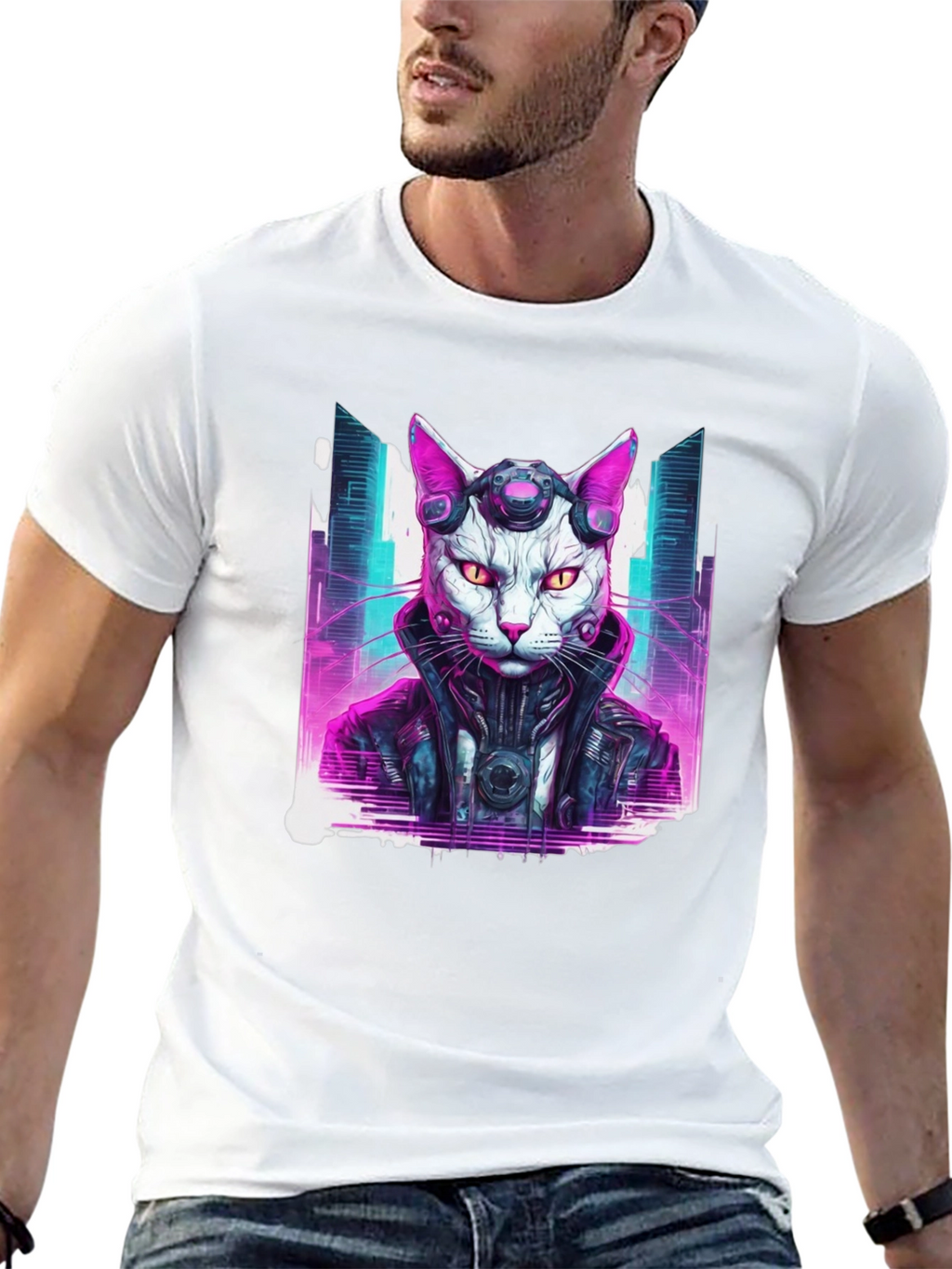 Cyberpunk Cat T-Shirt