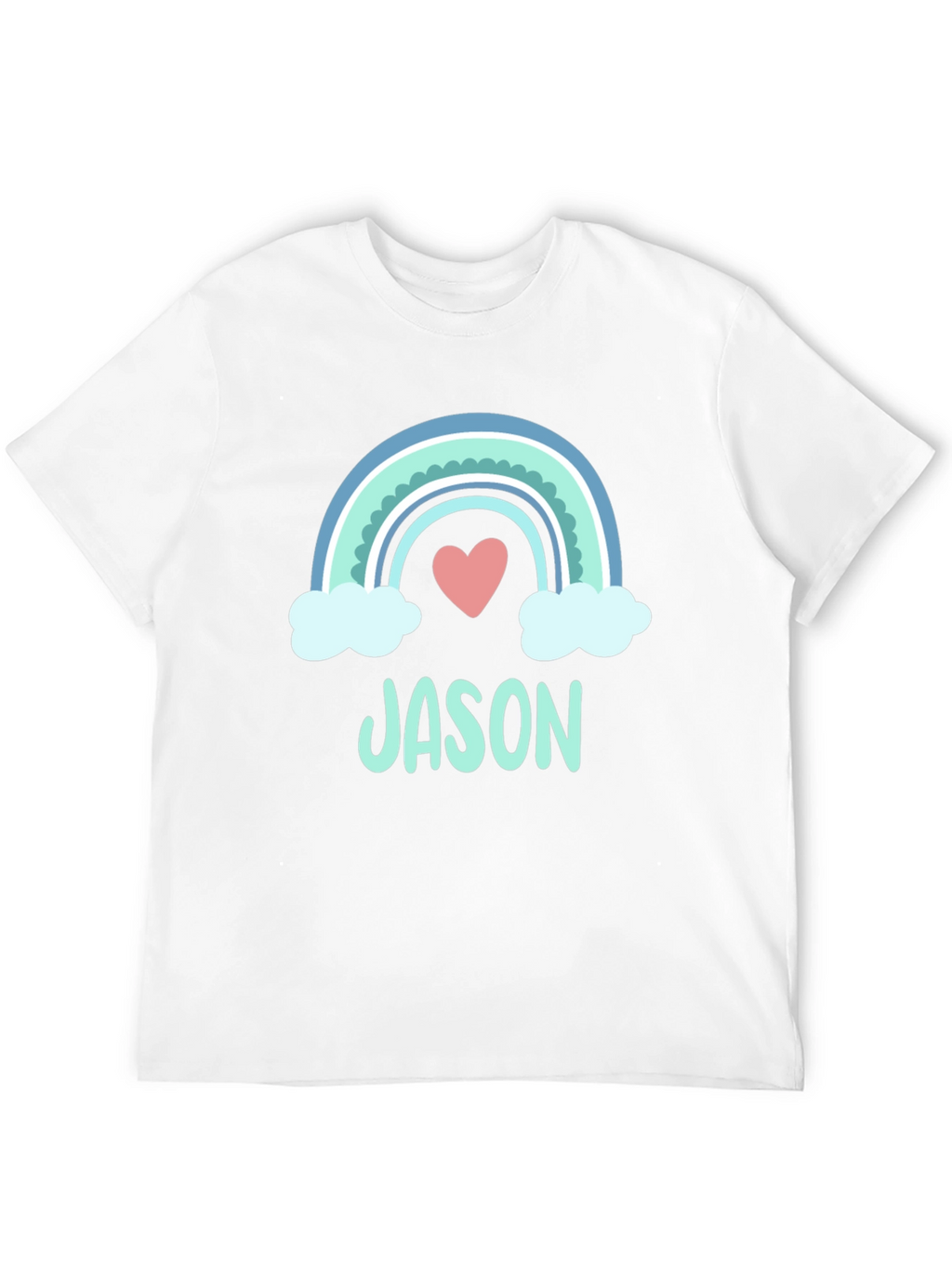 Jason Rainbow Heart T-Shirt