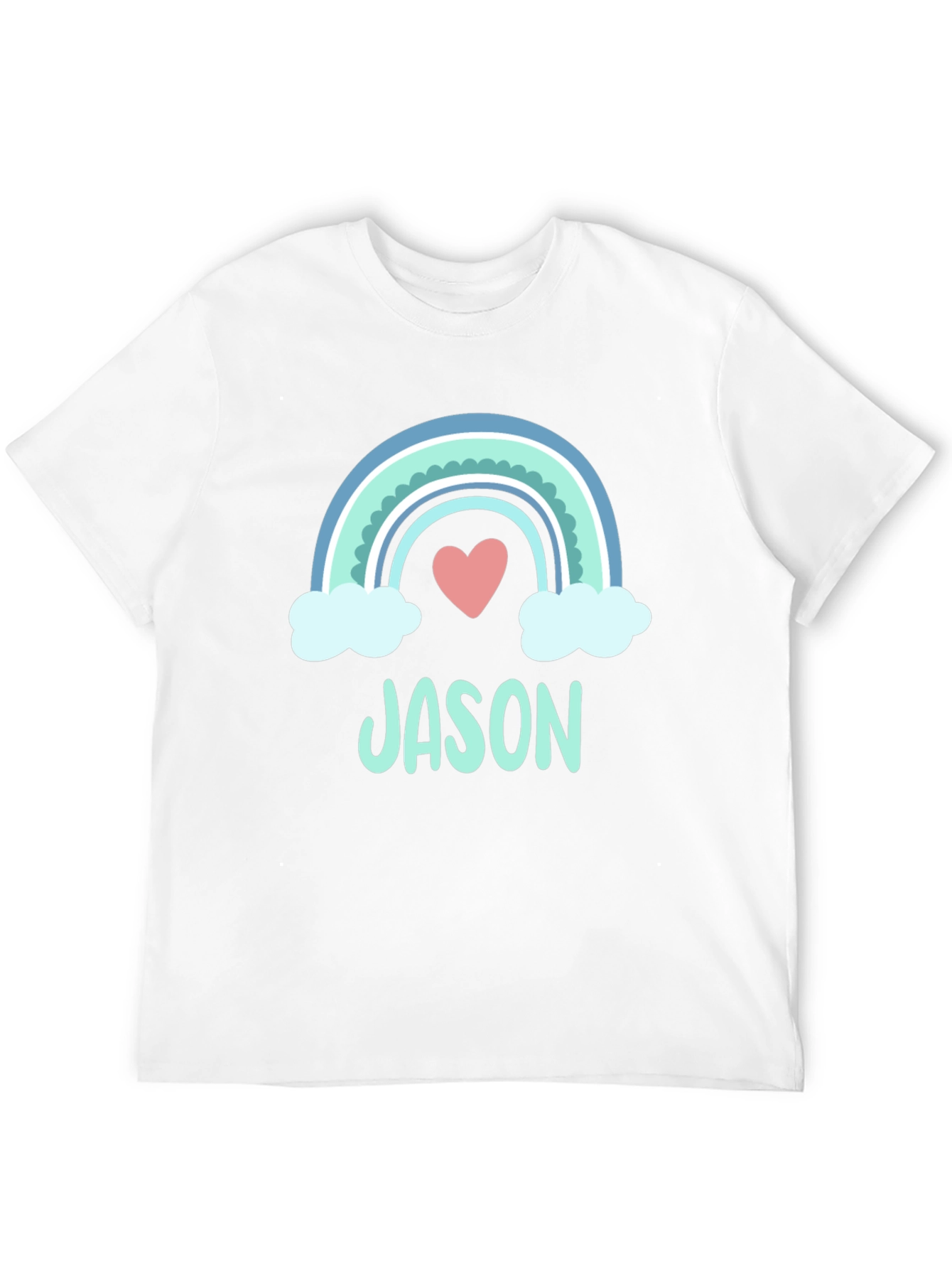 Jason Rainbow Heart T-Shirt