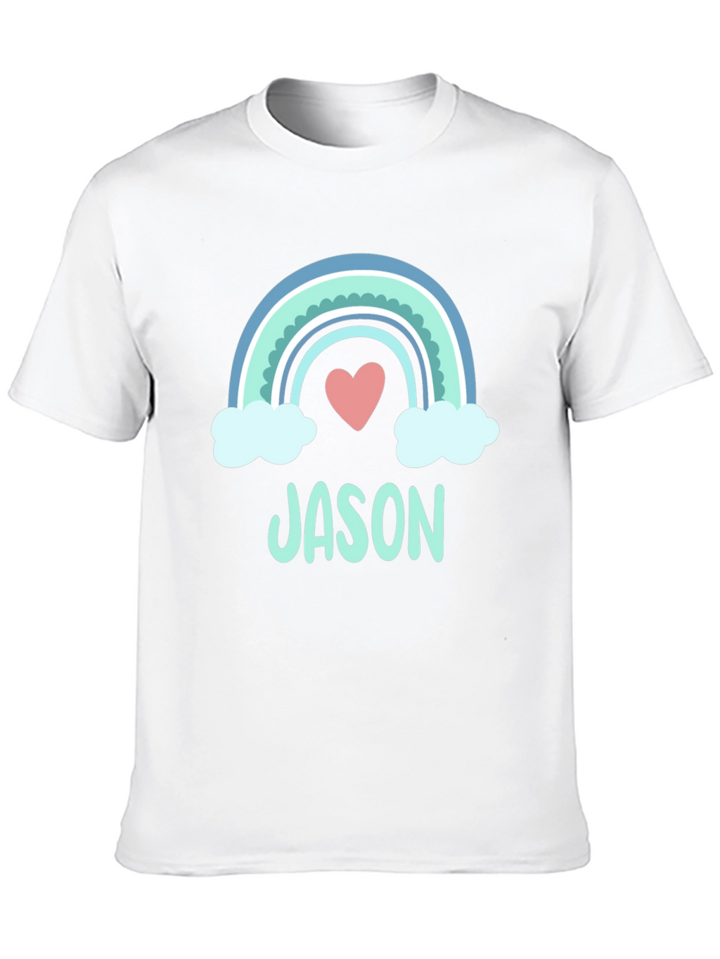 Jason Rainbow Heart T-Shirt