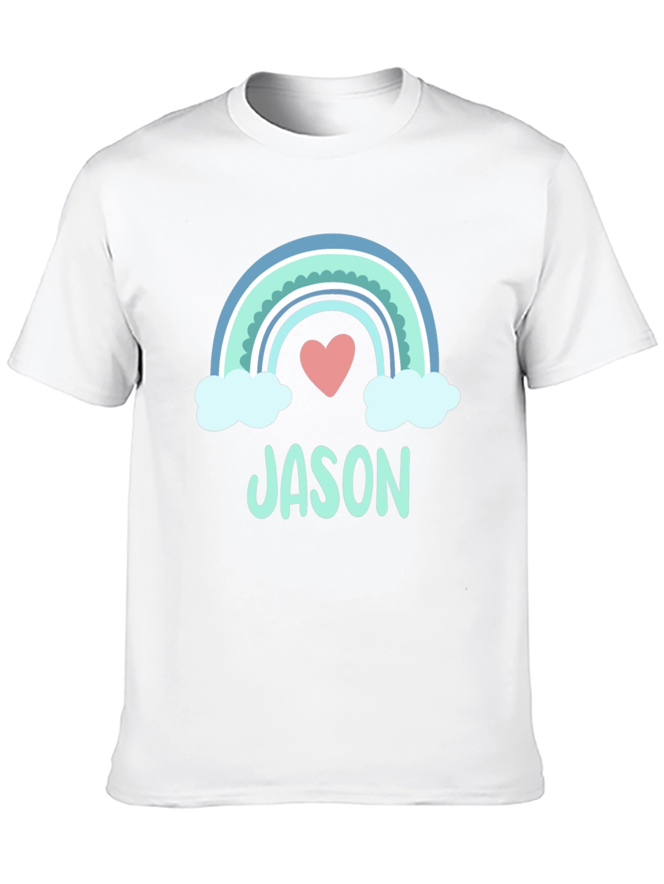 Jason Rainbow Heart T-Shirt