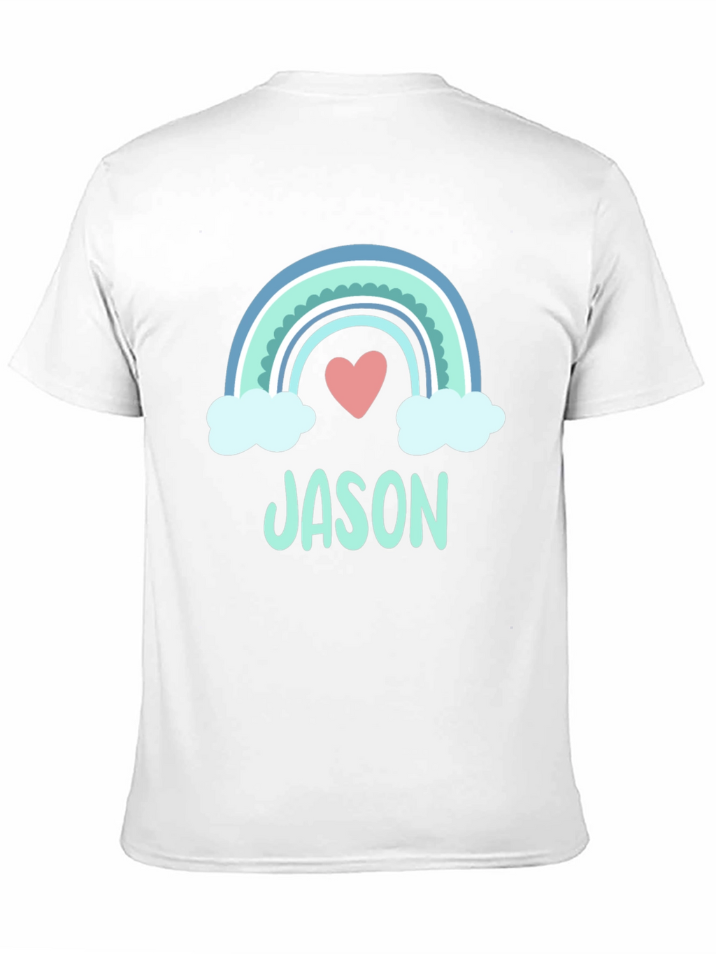 Jason Rainbow Heart T-Shirt