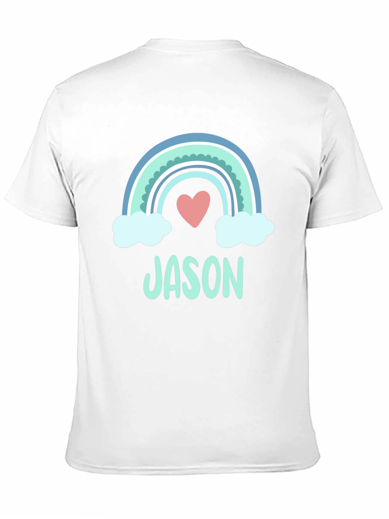 Jason Rainbow Heart T-Shirt