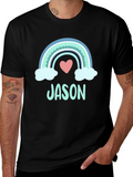 Jason Rainbow Heart T-Shirt