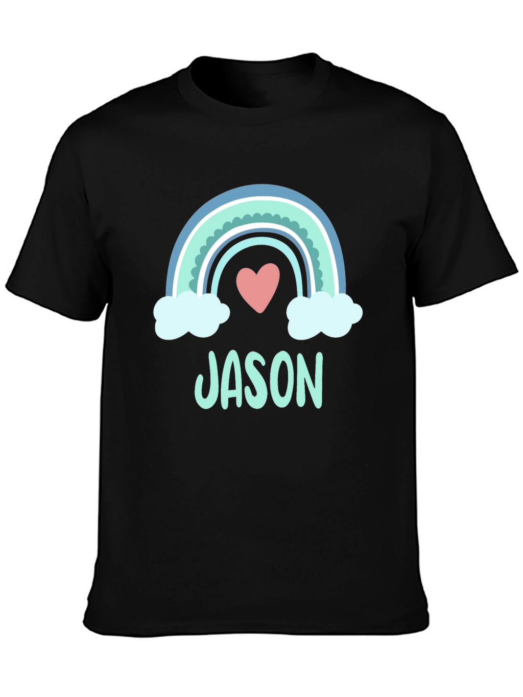Jason Rainbow Heart T-Shirt