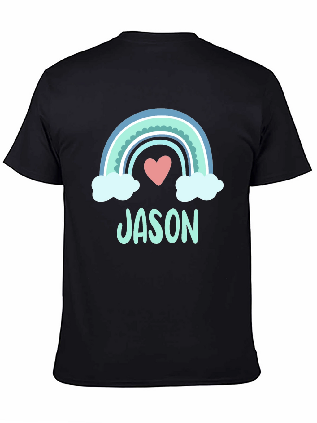 Jason Rainbow Heart T-Shirt