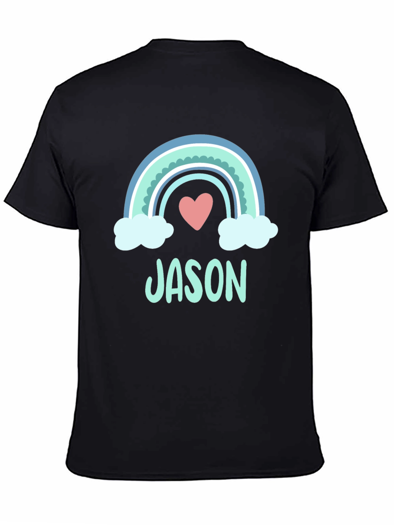 Jason Rainbow Heart T-Shirt