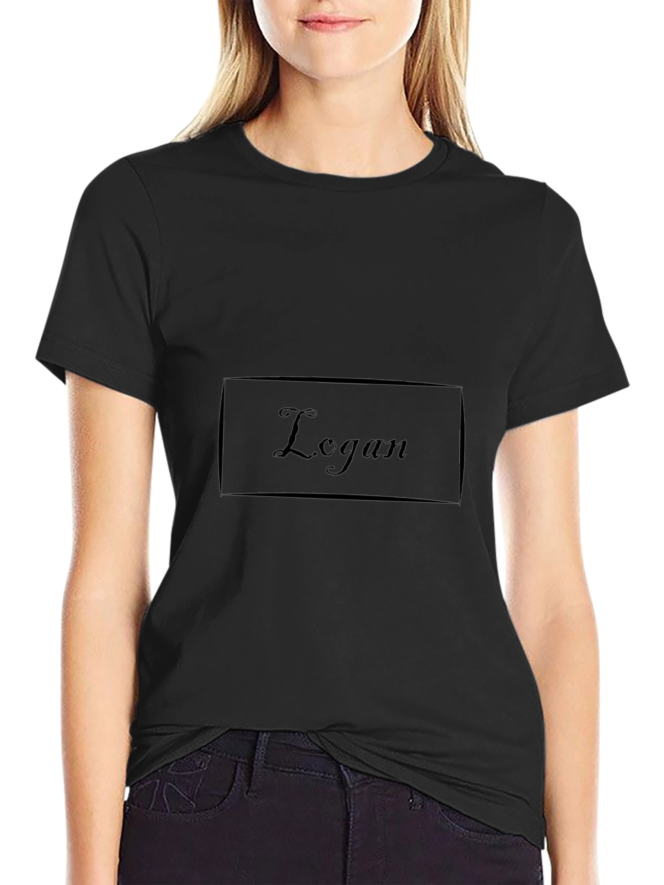 Logan Black T-Shirt - Stylish Casual Wear