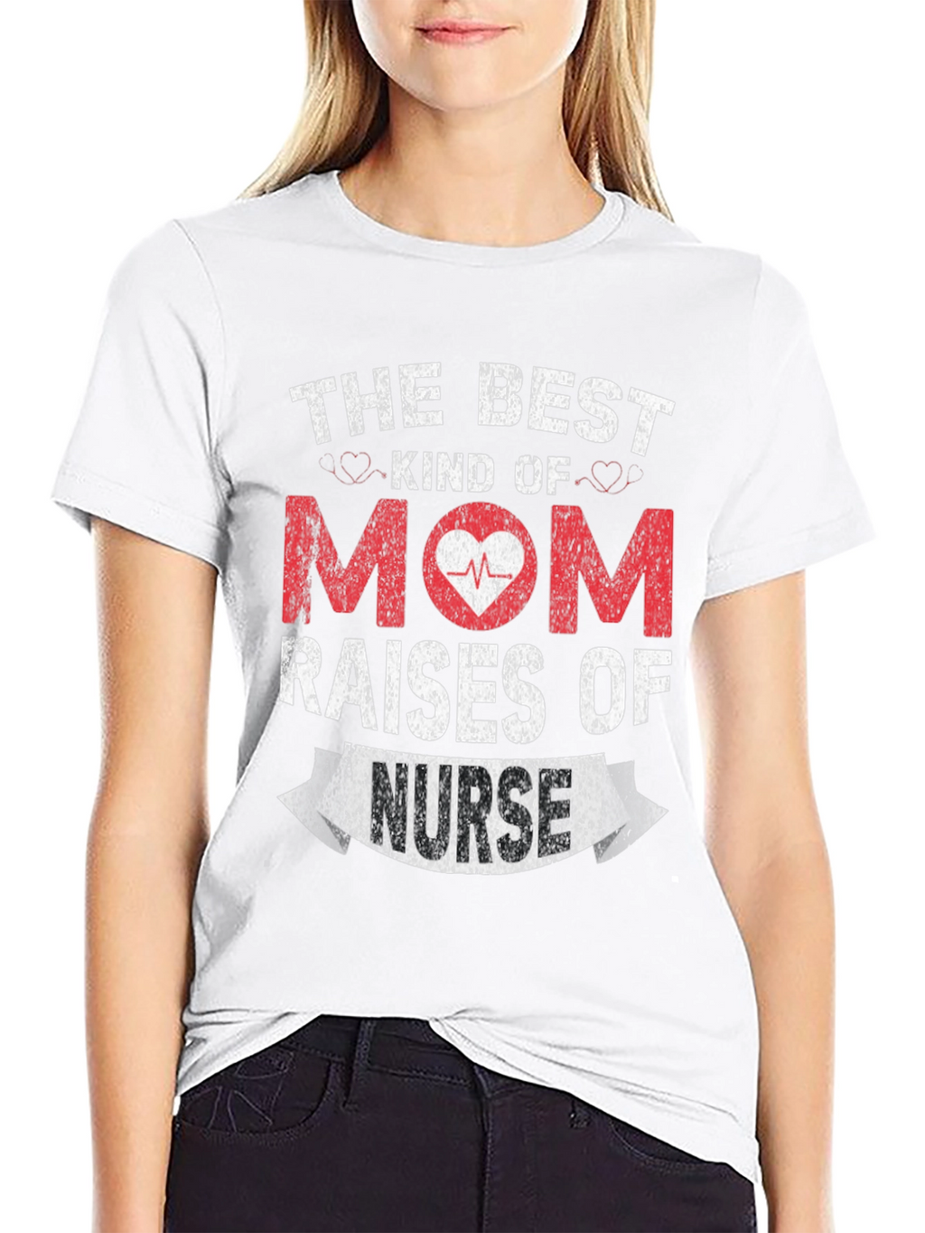 Best Mom Raises a Nurse Graphic Tee