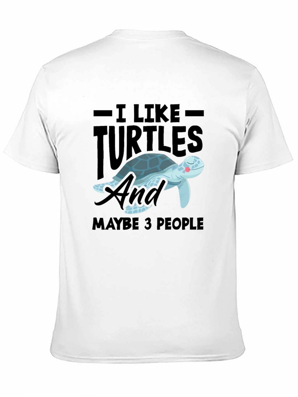 I Like Turtles & Maybe 3 People Graphic Tee