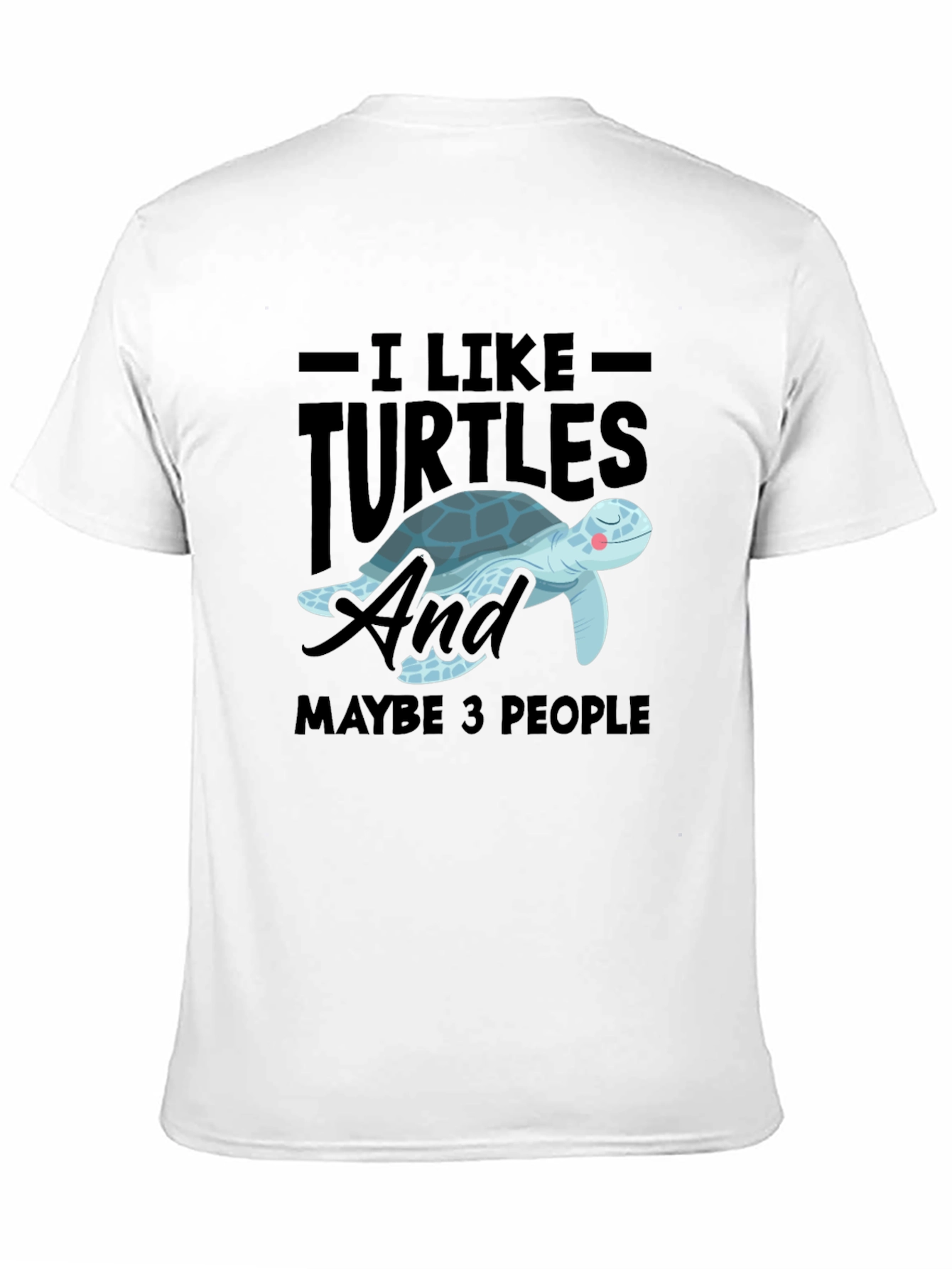 I Like Turtles & Maybe 3 People Graphic Tee