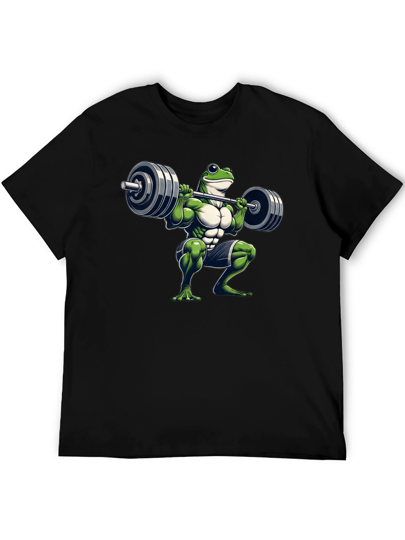 Frog Lifting Weights T-Shirt - Funny Gym Tee