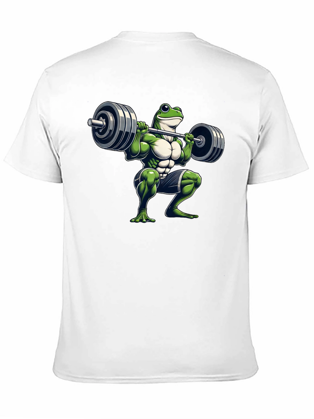 Frog Lifting Weights T-Shirt - Funny Gym Tee
