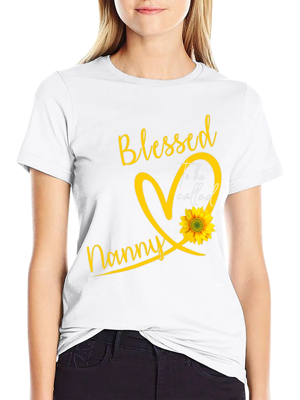 Blessed Nanny Sunflower T-Shirt