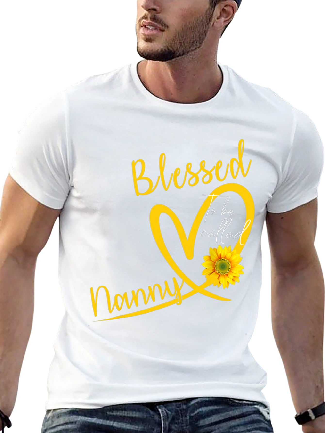 Blessed Nanny Sunflower T-Shirt