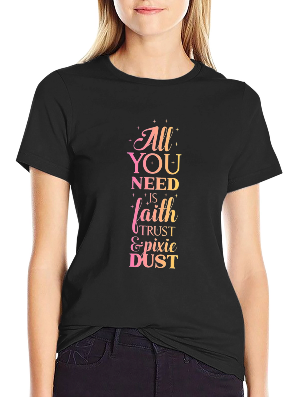 All You Need Is Faith Black T-Shirt
